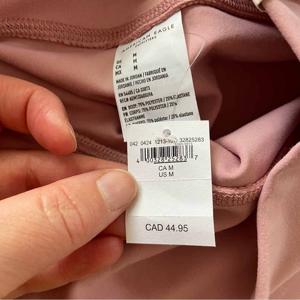 American Eagle New With Tags Highest Rise Leggings in Pink Women’s Medium - Picture 5 of 5
